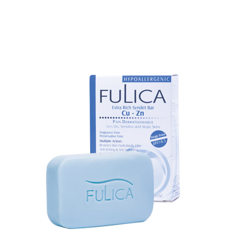 Fulica EXTRA RICH SYNDET BAR  -- Cu Zn-فوليکا پن پوست خيلي خشک و حساس