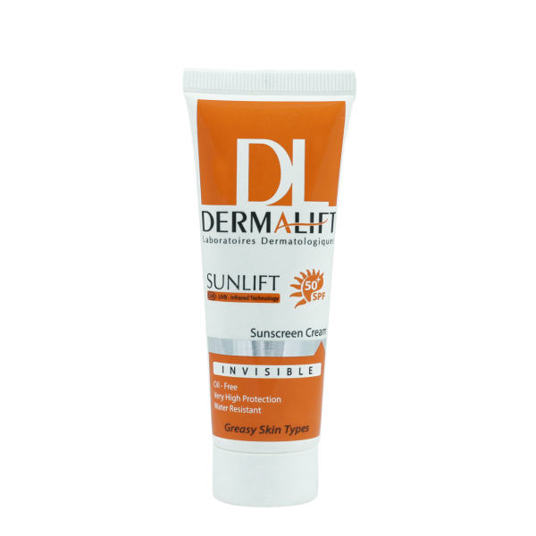 Dermalift  sunlift-درماليفت کرم ضدآفتاب غير رنگي