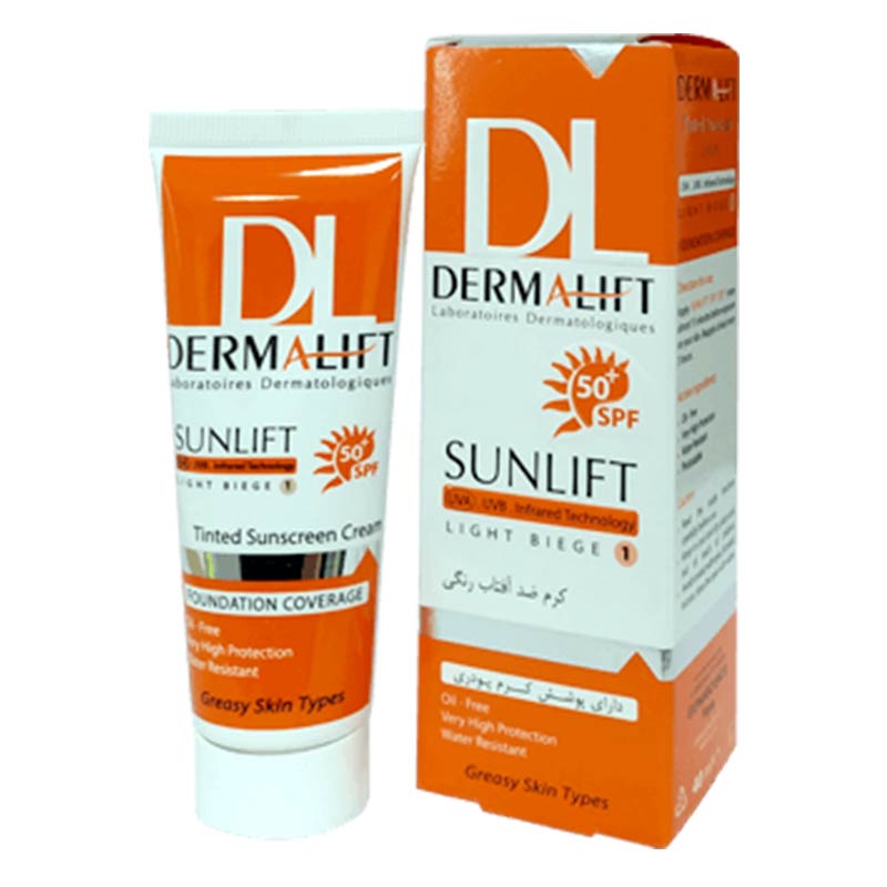 Dermalift SUNLIFT 1-درماليفت کرم ضدآفتاب رنگي 1