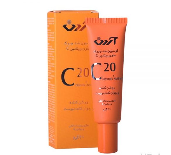 Ardene Lotion  C20+Glycolic Acid 6%         30gr-آردن لوسيون ضد چروک حاوي ويتامين           30grC