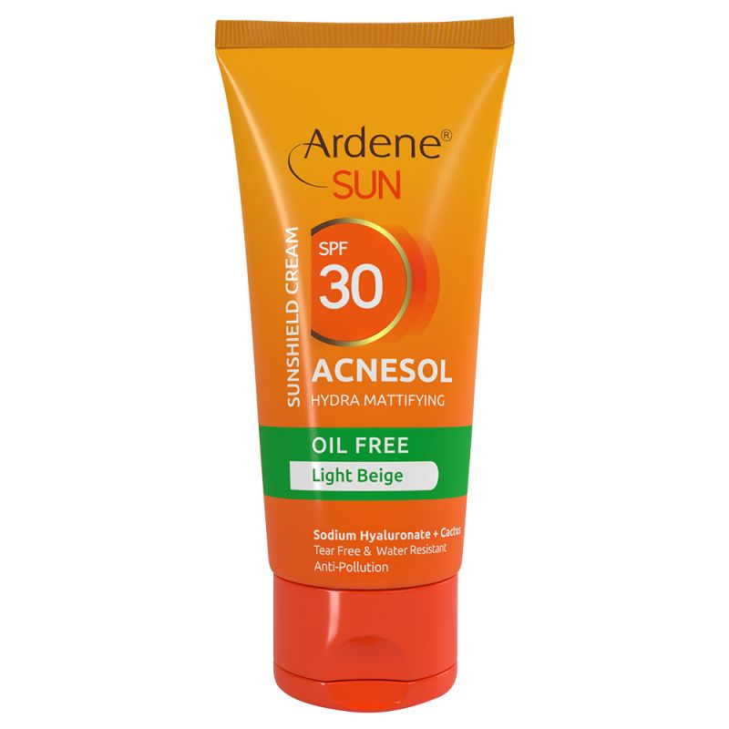 ArdeneSun  Cream Oil Free      SPF30-آردن سان  کرم ضد آفتاب    بژروشن   فاقدچربي30