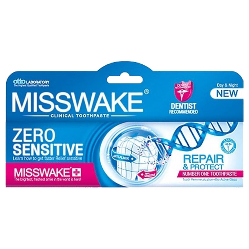 Misswake Toothpaste Zero Sensitive         100ml-ميسويک خمير دندان - دندان هاي حساس        100ml