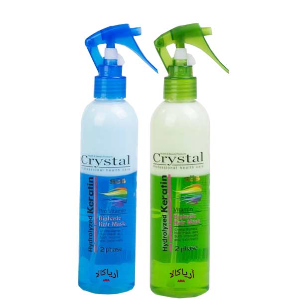 Crystal Hair S.O.S Hydrolyzed Keratin-کريستال ماسک کراتينه دو فاز