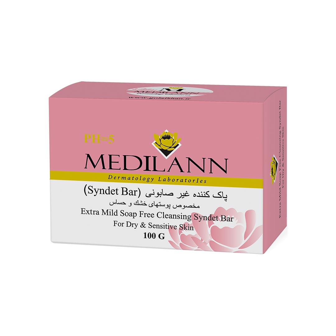 Medilann Dry Sensitive Ph:5 Soap  100g-مديلن صابون پوست خشک و حساس    100g