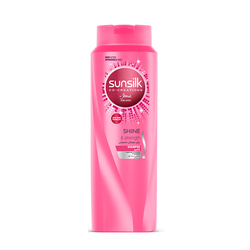 Sunsilk Shampoo Shine_Strength             350ml-سان سيلک شامپو موي معمولي                  م 350