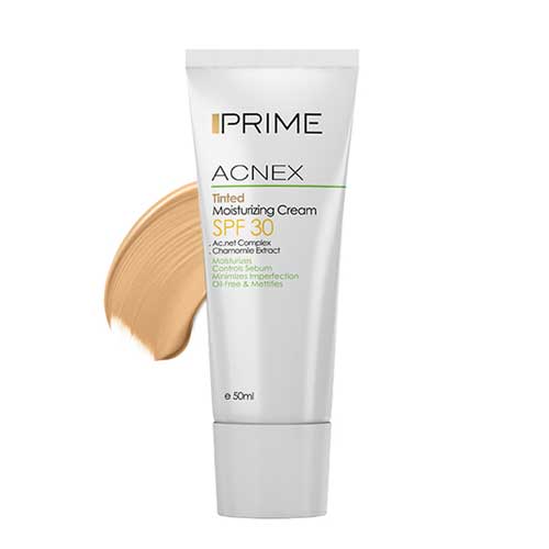 Prime Acnex moisturizing cream Tinted      SPF30-پريم کرم مرطوب کننده رنگي                  SPF30