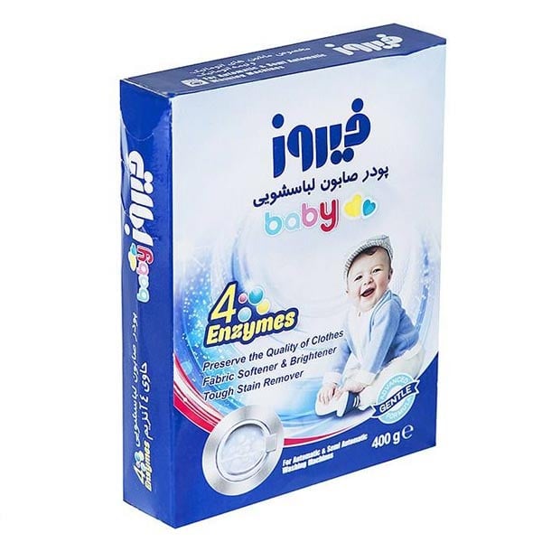 Firooz Soap Powder 4 Enzymes-فيروز پودر صابون ماشيني حاوي آنزيم