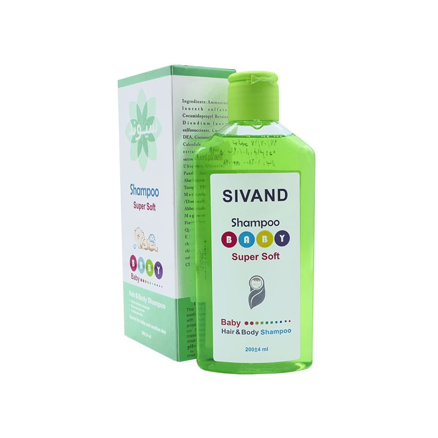 Sivand Shampoo Baby Super Soft          200ml-سيوند شامپو مخصوص کودک                    200ml