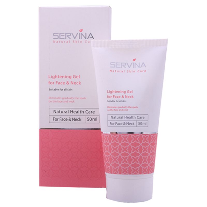 Servina lightening gel for face_neck-سرويناژل روشن کننده صورت و گردن