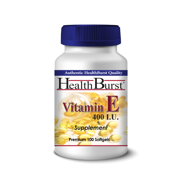 E  vitamin    400 IU    cap    Health Burst-ويتامين    اي          کپسول  هلث برست400