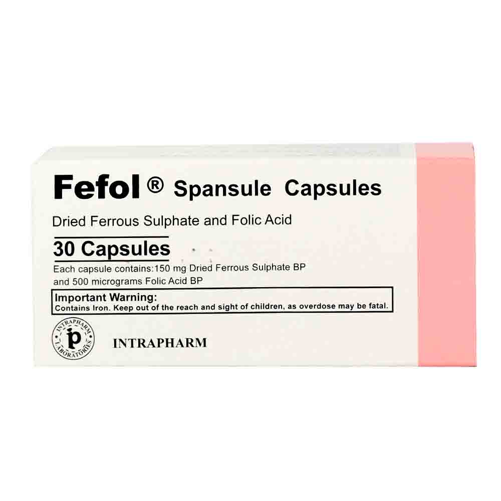 Fefol Pink           Capsule     47mg/500mic-فيفول                کپسول       47mg/500mic