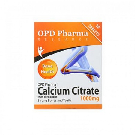 Calcium  Citrate 1000   Tablet   opd-کليسم   سيترات      قرص    opd1000