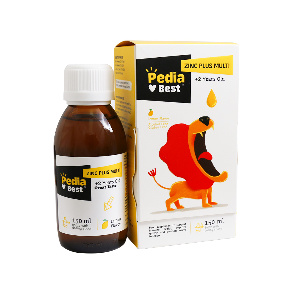 Pedia best   syrup      Multi+zinc plus     150 پديا بست   شربت زينک پلاس مولتي    کودکان