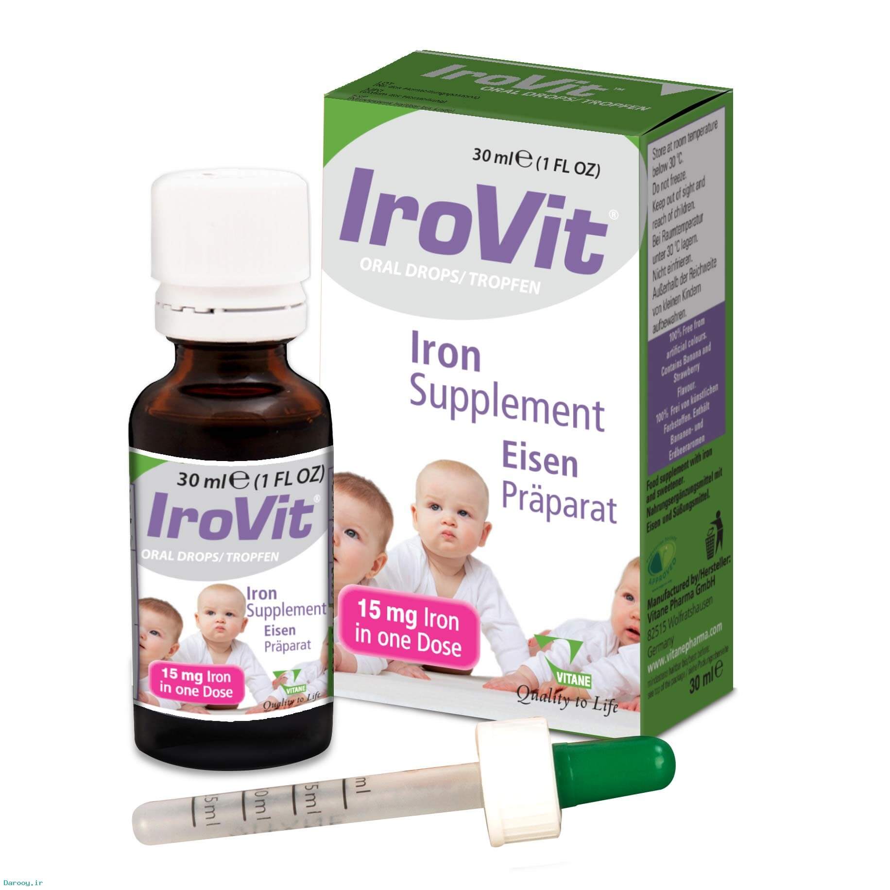 Irovit Fe            Drops       15mg-آيرويت آهن            قطره        ميل15