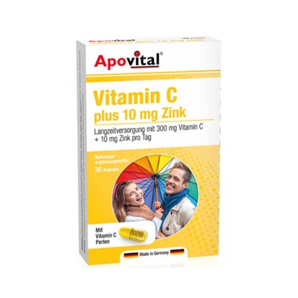 Apovital      Zinc plus+ c      10mg-زينک سي      آپوويتال+