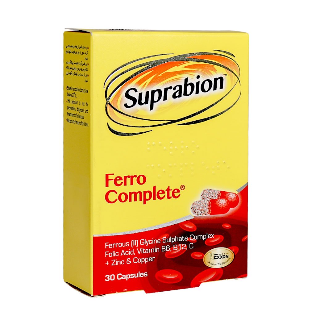 Suprabion       capsule      ferro complete-سوپرابيون        کپسول      فروکامپلت