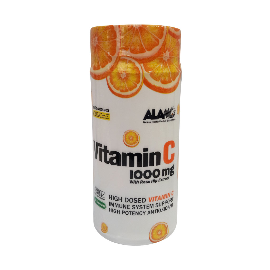 کپسول ویتامین ث 1000 Vitamin C آلامو 100 عددی